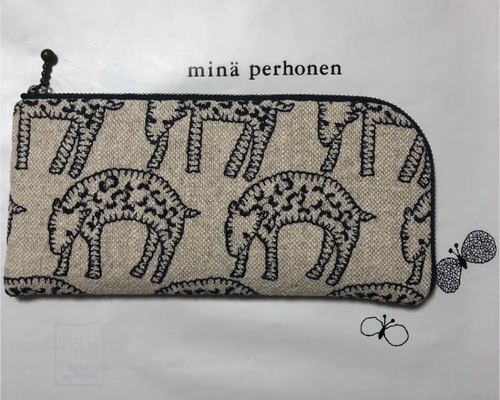 ミナペルホネン♡長財布　sn 再販ミナペルホネン 長財布 タンバリン ハンドメイド 長財布 ryo