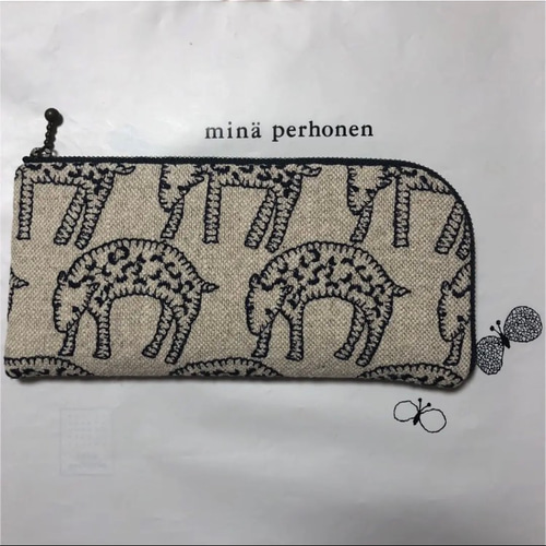 ミナペルホネン♡長財布　sn 再販ミナペルホネン 長財布 タンバリン ハンドメイド 長財布 ryo