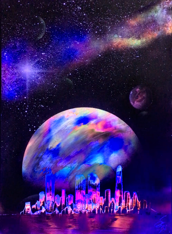 スプレーアート原画作品：No Title 絵画 世界放浪スプレーマジシャン