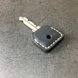 [手工縫製] Cape Hunt 日本製造 真皮鑰匙套（黑色） 第3張的照片