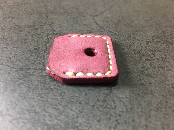 【手工縫製】Cape Hunt 日本製造 真皮鍵套（紅色瀏海日色） 第8張的照片