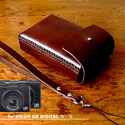 RICOH GR4 ストロボGF-2 追加DB120 革ストラップ 本革ケース RICOH GR4 ストロボGF-2 追加DB120 革ストラップ 本革ケース - メルカリ