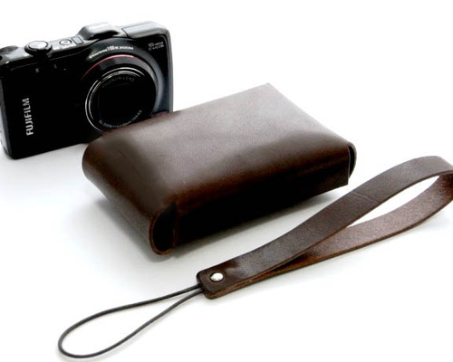 FUJI FILM FinePix F600EXR 革ケース 富士フィルム美品 富士FinePix F600EXR用本革ケース カメラケース・カメラポーチ