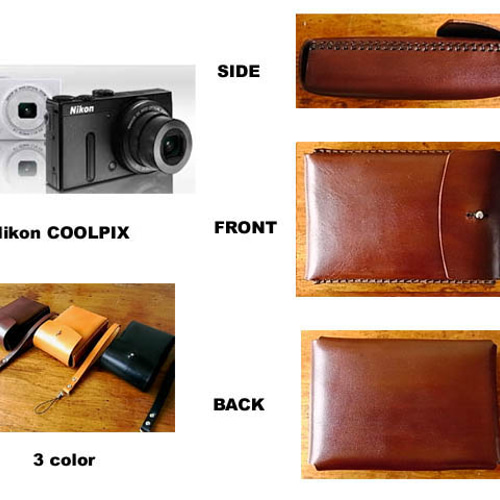 Case Bag Leather for Nikon Coolpix P340 Dark Brown Nikon