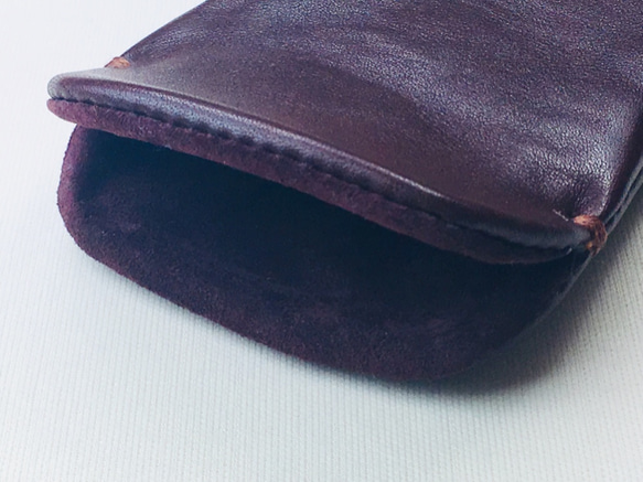 [感覺皮革] Xperia5專用的巧克力真皮套☆透明套/用於保險槓組☆成人氣息Adult 第3張的照片