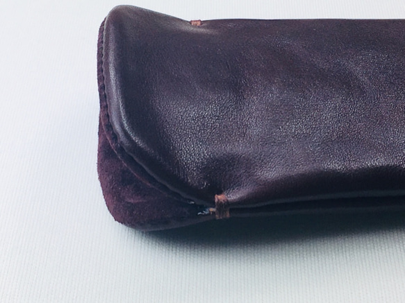 [感覺皮革] Xperia5專用的巧克力真皮套☆透明套/用於保險槓組☆成人氣息Adult 第4張的照片