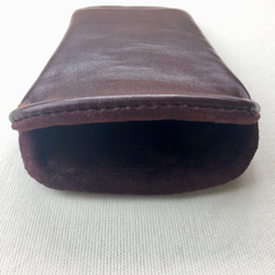 [感覺皮革] Xperia5專用的巧克力真皮套☆透明套/用於保險槓組☆成人氣息Adult 第8張的照片
