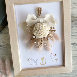 猫じゃらしのスワッグ　フラワーインテリア　フラワーギフト 2枚目の画像