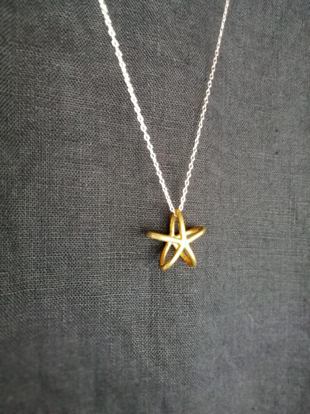 №37 - METEOR -  necklace / silver