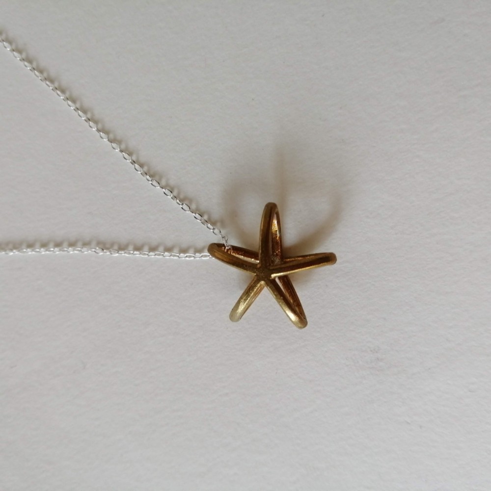 №37 - METEOR -  necklace / silver