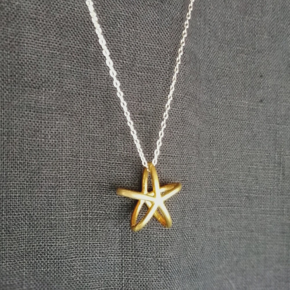 №37 - METEOR -  necklace / silver