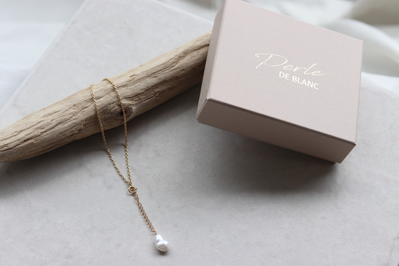 【Perle de blanc Jewelry】14kgf one pearl anklet 6枚目の画像