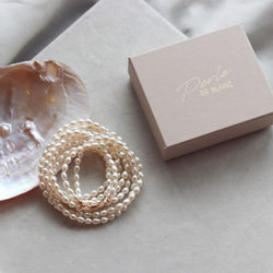 【Perle de blanc Jewelry】3way  twist pearl long necklace 12枚目の画像