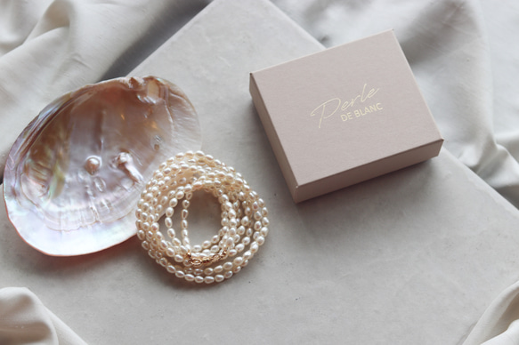 【Perle de blanc Jewelry】3way  twist pearl long necklace 12枚目の画像