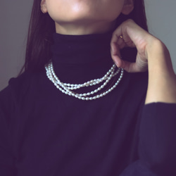 【Perle de blanc Jewelry】3way  twist pearl long necklace 14枚目の画像