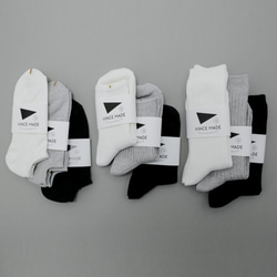 大和高田 日本製 VINCE MADE ミックス 3パターン 3足セット ソックス クオリティーの高い 奈良県 靴下 2枚目の画像