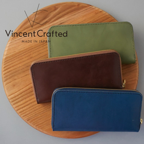 栃木レザー Vincent crafted 長財布 楽天市場】VINCENT CRAFTED WEB限定 日本製 栃木レザー 財布