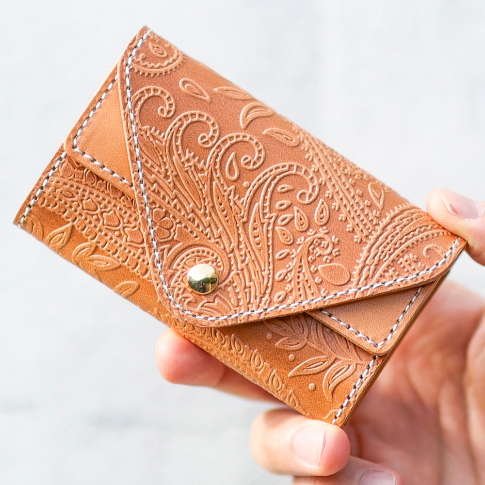 送料無料 栃木レザー 3WAY マルチカードウォレット ヌメ 名刺入れ カードケース 財布 小銭入れ コインケース