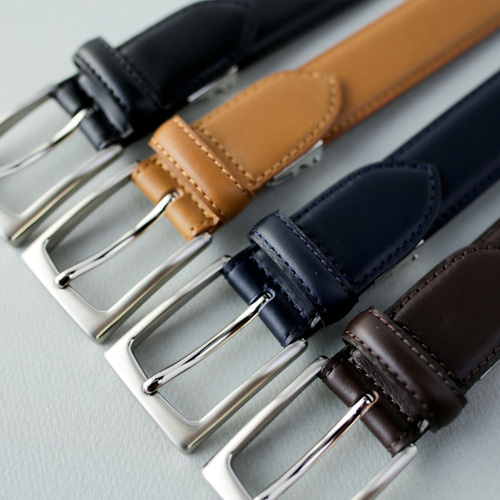 長沢ベルト工業 別注 ビジネスベルト ペコスハード 日本製 30mm