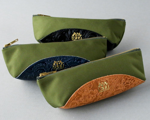 ポーチ　ペンケース　グラスケース　ロクシタン　新品未使用　ナイロン ポーチペンケースグラスケースロクシタン新品未使用ナイロン