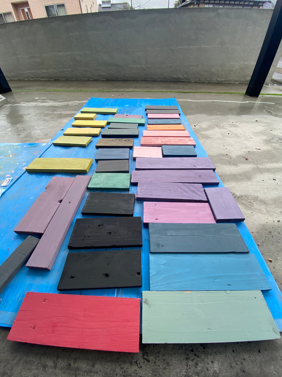 セメント、モルタル アルファベット　表札オーダーメイド 5枚目の画像