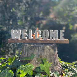 セメント、モルタル アルファベット　表札オーダーメイド 7枚目の画像