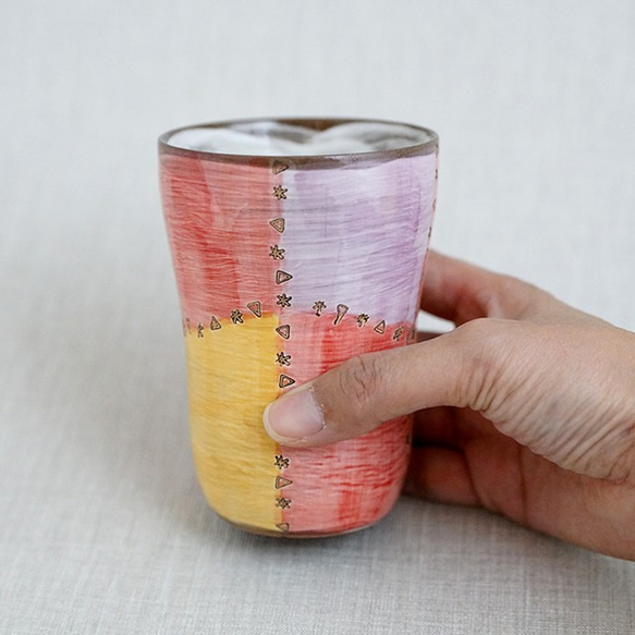 パッチング ハイカップ（２色セット） 2枚目の画像