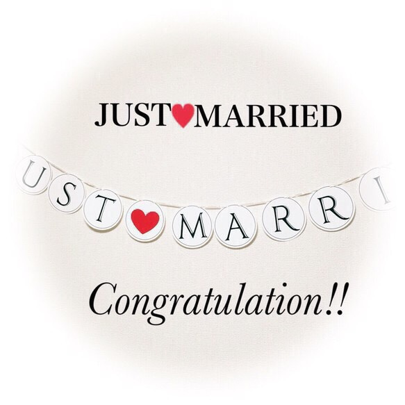 【JUST MARRIED】ガーランド♬ 1枚目の画像
