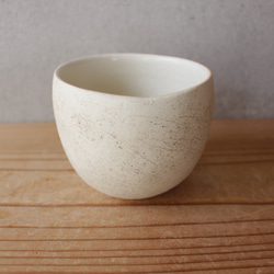 *限定商品Growing Utsuwa Yura Free Cup White Pigment Black Ground Ser 第2張的照片