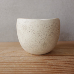 *限定商品Growing Utsuwa Yura Free Cup White Pigment Black Ground Ser 第3張的照片