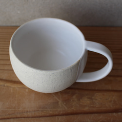 *限量商品 Growing Utsuwa Mug Naname Tori Ground Series White 第4張的照片