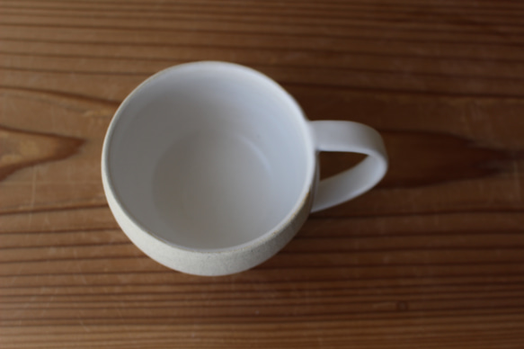 *限量商品 Growing Utsuwa Mug Naname Tori Ground Series White 第5張的照片