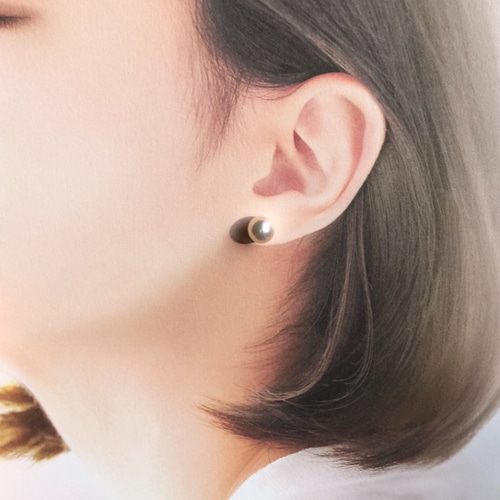 Pt 高品質 あこや ピアス 8〜8.5mm 花珠クラス ピアス（スタッド
