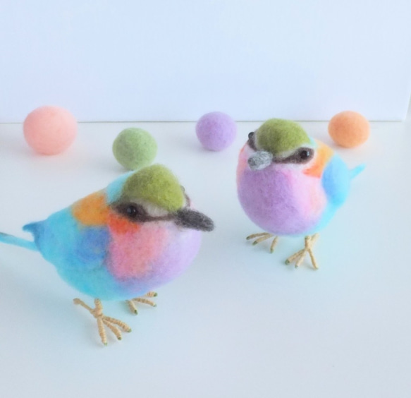 ライラックニシブッポウソウの羽根セット ブッポウソウシリーズ』ーライラックニシブッポウソウー