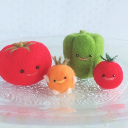 羊毛フェルト夏野菜(受注制作) 羊毛フェルト ninjin 通販 12133088