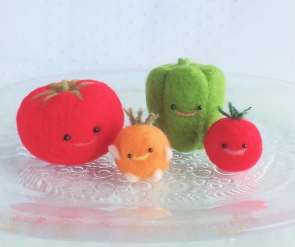 夏TRAIN★夏作品- ̗̀ ☺︎ ̖́-羊毛フェルト ありがとうございました☆「2022夏 羊毛フェルト作品展Vol.22