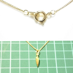 【即納】【高品質】every day simple necklace K16GP/本ロジウムホワイトゴールド 9枚目の画像