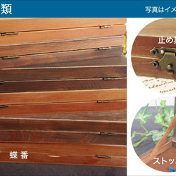 カリグラフィー専用◆木製ペンケースSサイズ◆ブラウン＜ハンドメイド＞ 8枚目の画像