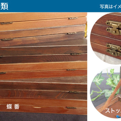 カリグラフィー専用◆木製ペンケースSサイズ◆ブラウン＜ハンドメイド＞ 6枚目の画像