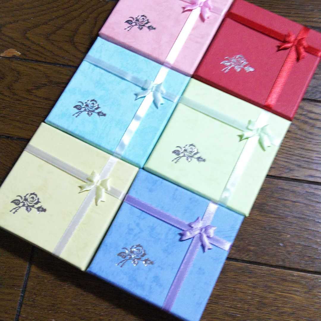 ブレスレット用ケース アソート☆6箱☆化粧箱 ギフトボックス 母