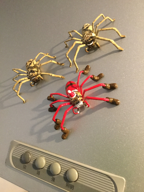 粘土の塗り絵　蜘蛛（クモ）2体入り 5枚目の画像