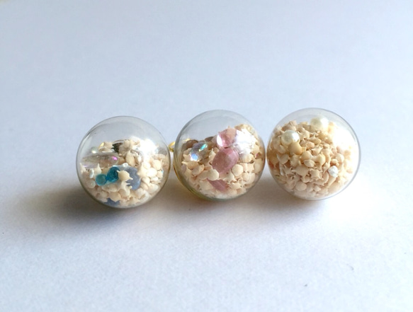再販《選べる》 シェル&スター ガラスドームの小さな海 3枚目の画像
