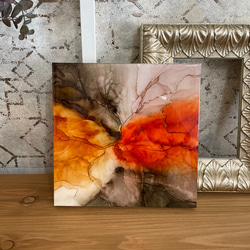 ステンドグラス風/アルコールインクアート/インテリアパネル その他