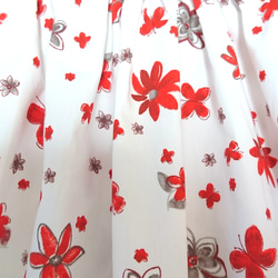 來自西班牙的蝴蝶圖案短裙[紅色] 第3張的照片