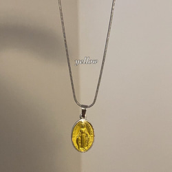 miraculous medal necklace 4枚目の画像