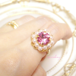 Swarovski Princess ring 1枚目の画像