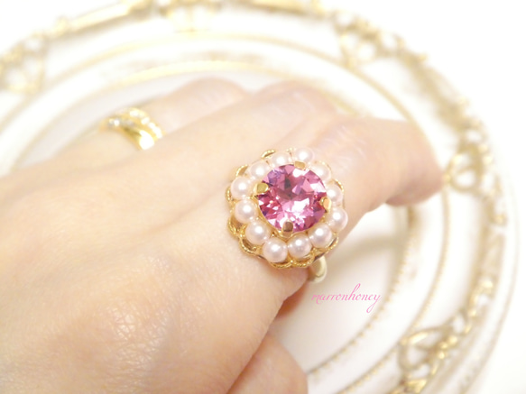 Swarovski Princess ring 1枚目の画像