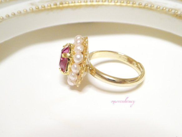 Swarovski Princess ring 4枚目の画像