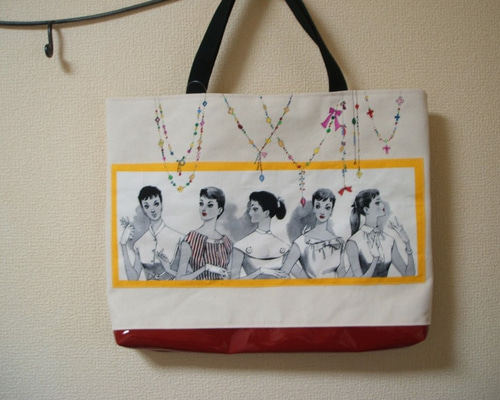 中原淳一イラスト☆横型大トートバッグ トートバッグ IMS（イムズ