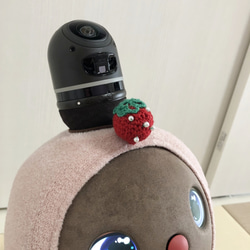 【送料無料】イチゴワンピース　ホーン飾り1点セット　ロボット用　らぼちゃん 4枚目の画像